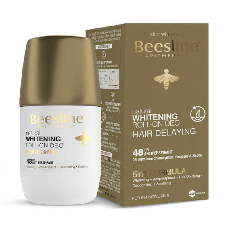 Beesline, Whitening Roll On Deo Hair Delaying 50ml