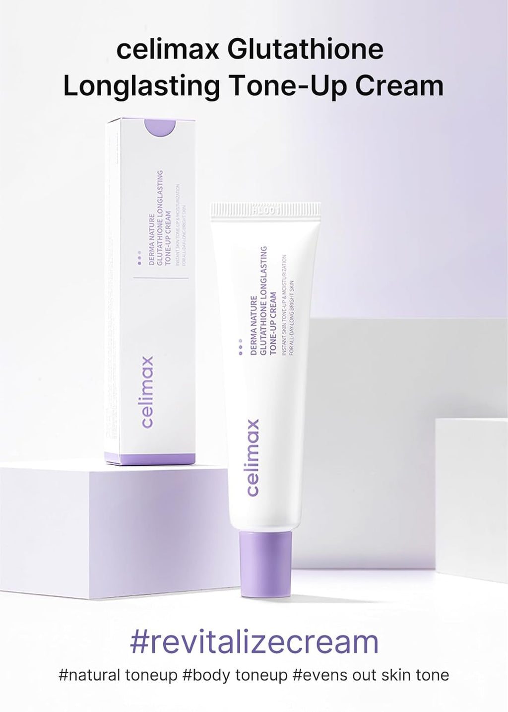 Celimax Derma Nature Glutathione Longlasting Tone-Up Cream 35ML