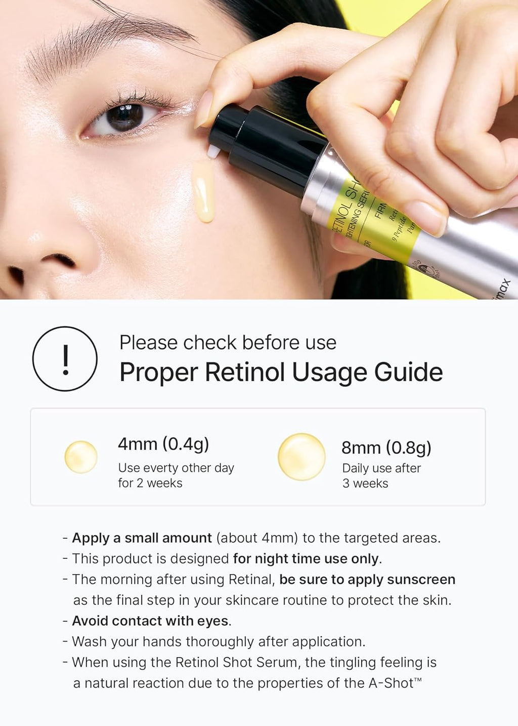 Celimax Retinaol Shot Tightening Serum for Firm Skin 30ML