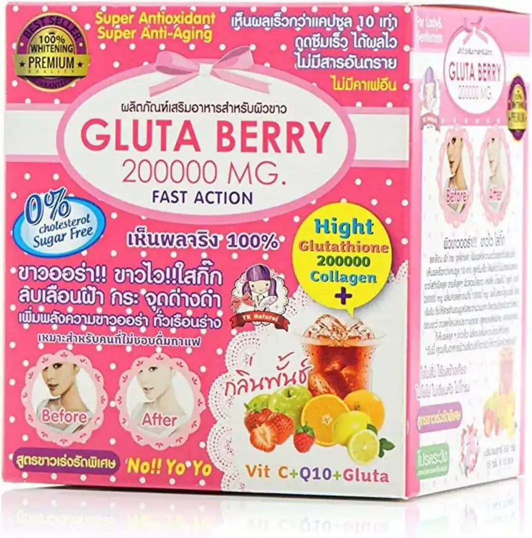 Gluta Berry, 20,000mg Fast Action 10pcs