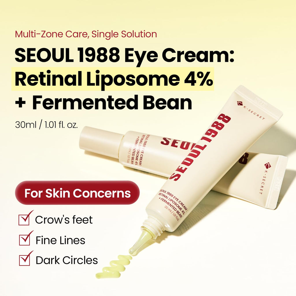 K-Secret Seoul 1988 Cream: Retinal Liposome 1%+Fermented Rice 50ML