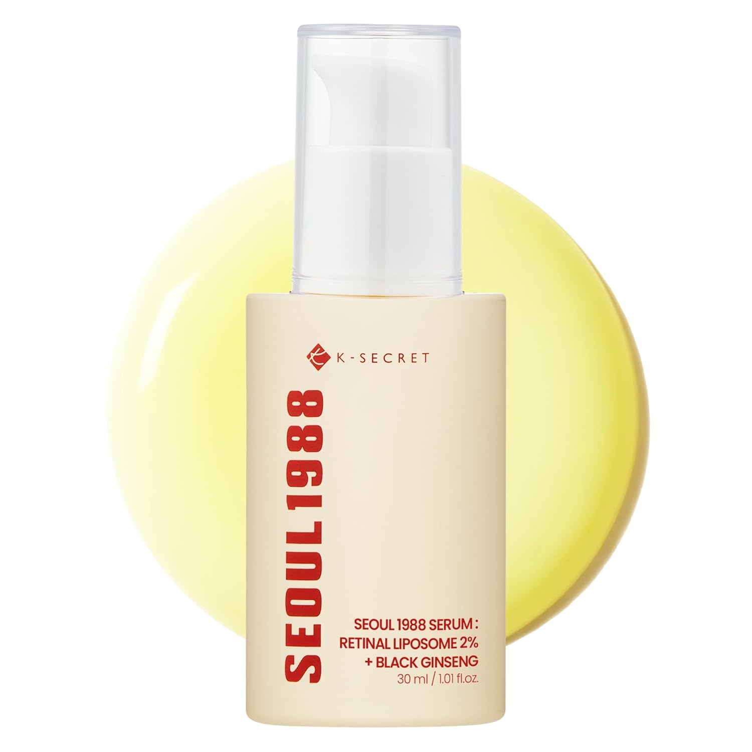 K-Secret Seoul 1988 Serum: Retinal Liposome 2%+ Black Ginseng 30ML