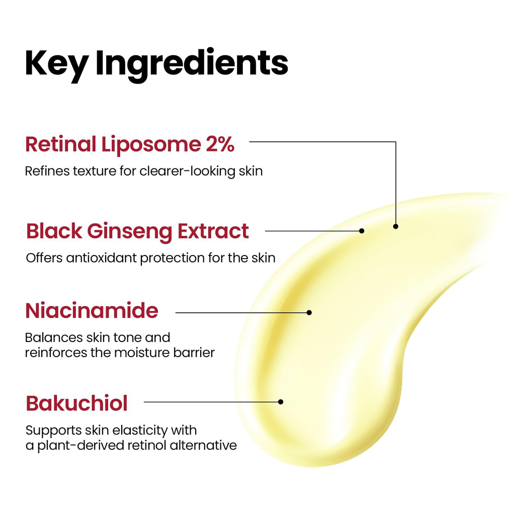 K-Secret Seoul 1988 Serum: Retinal Liposome 2%+ Black Ginseng 30ML