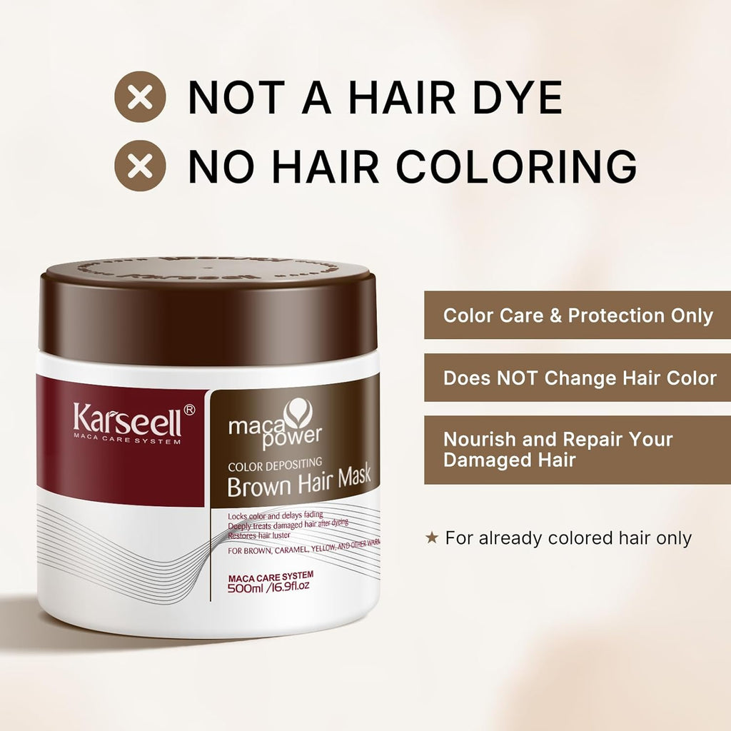 Karseel Brown Hair Mask 500ml