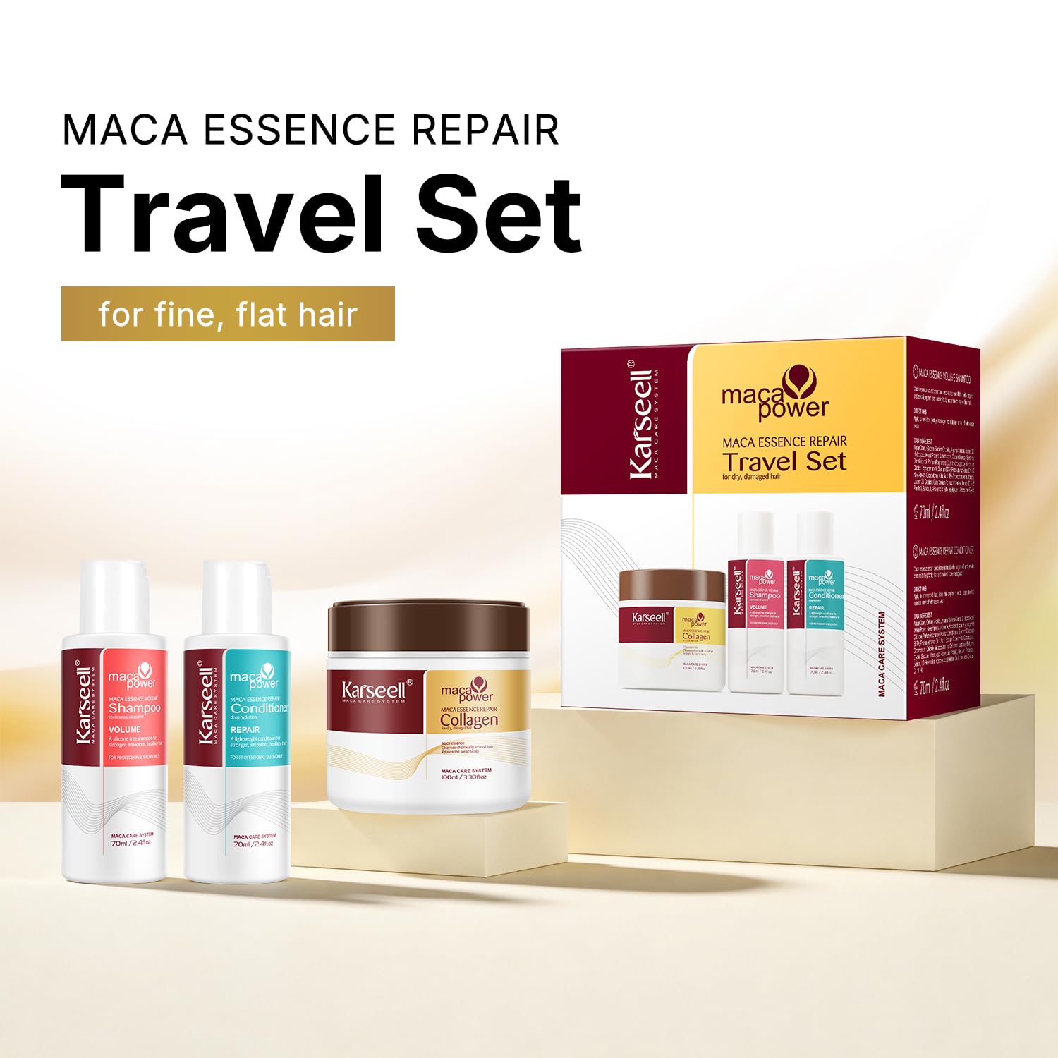 Karseel Maca Essence Repair Travel Set