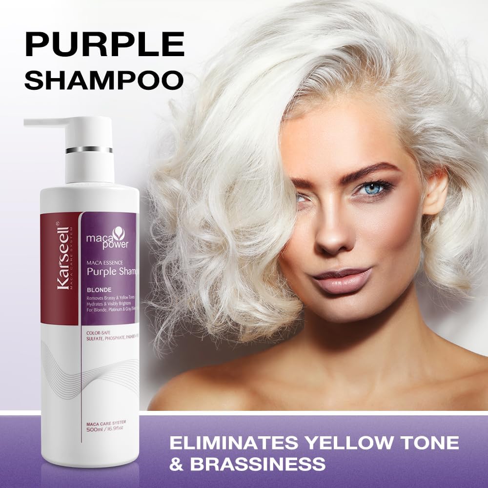 Karseel Purple Shampoo Blonde 500ml