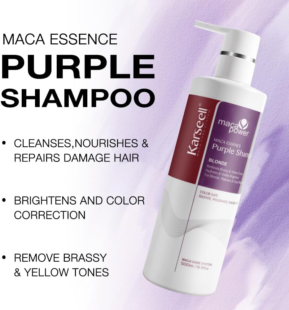 Karseel Purple Shampoo Blonde 500ml