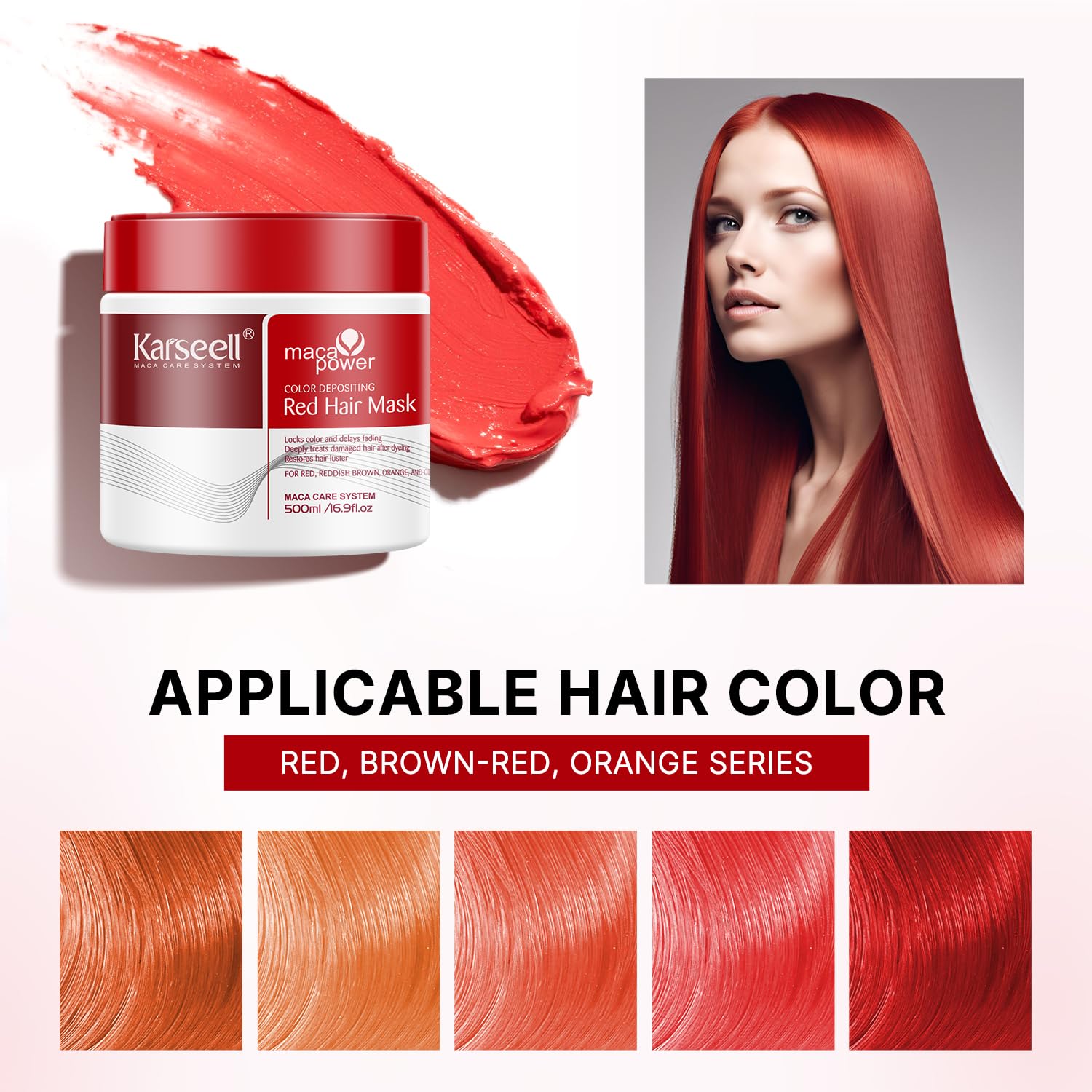 Karseel Red Hair Mask 500ml