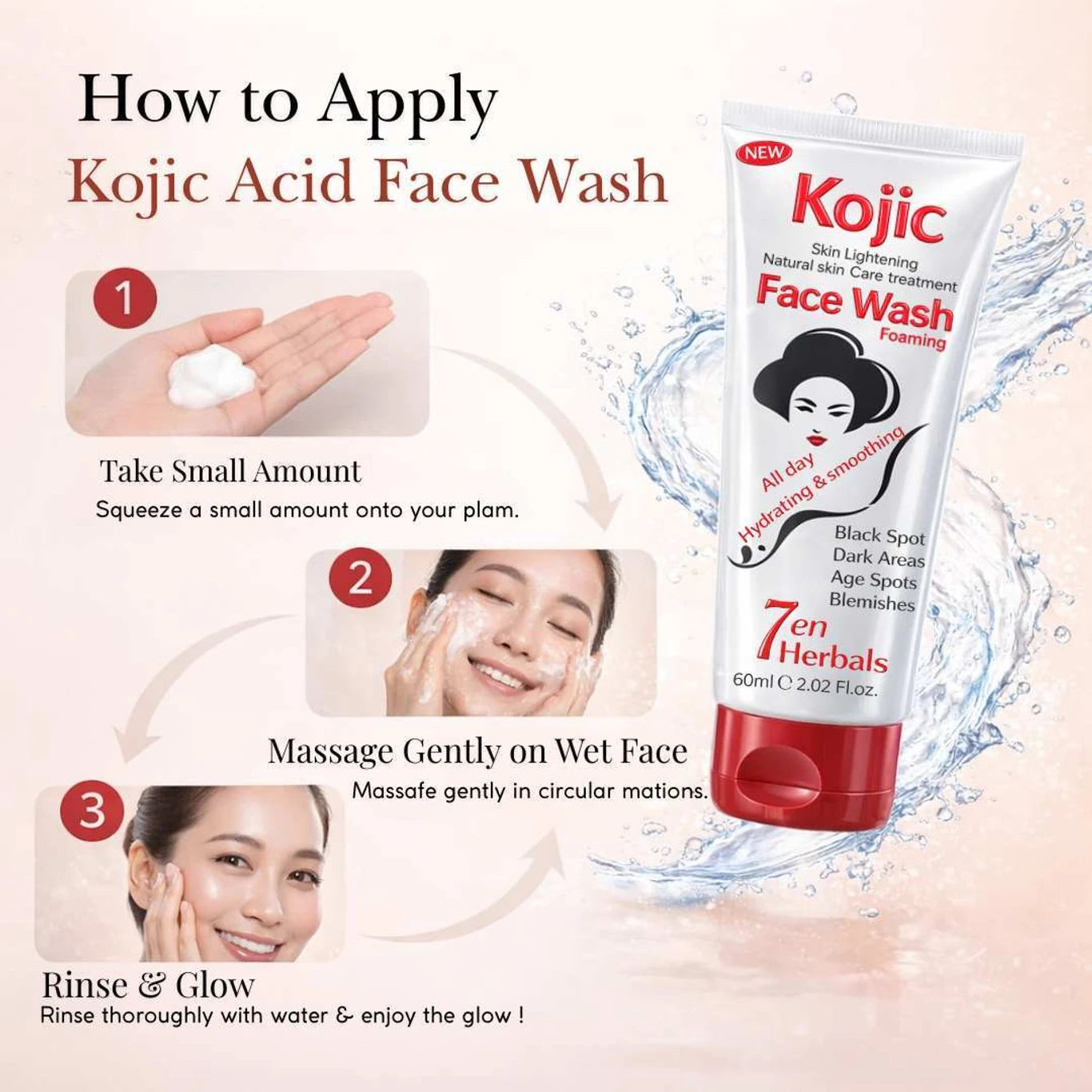 Kojic Acid Foam Cleanser 60ML