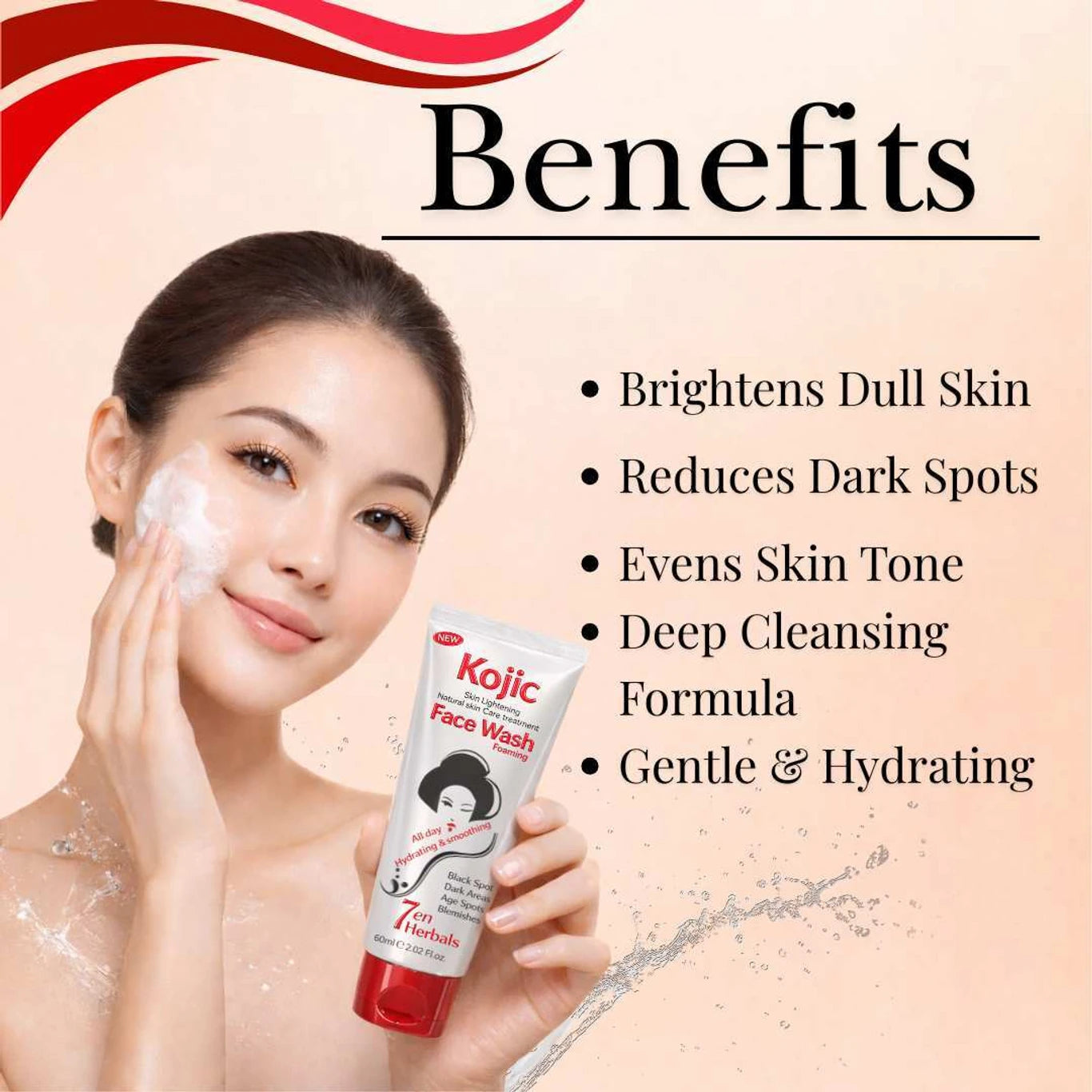 Kojic Acid Foam Cleanser 60ML