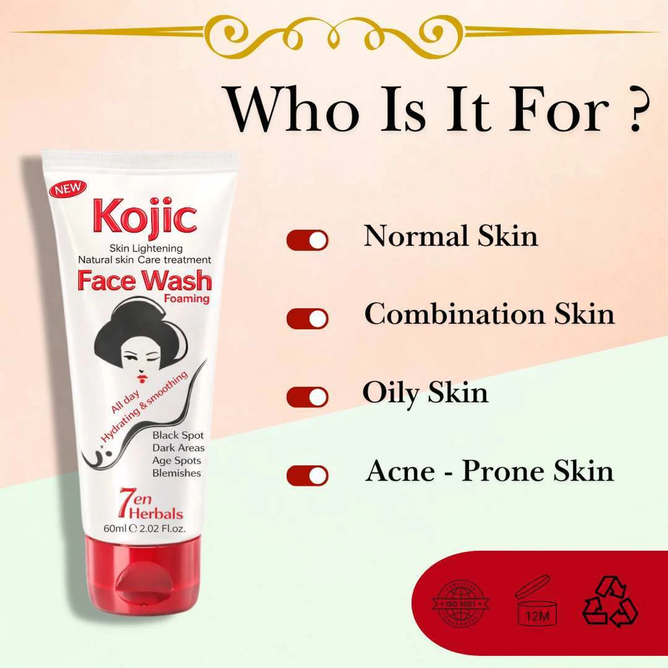 Kojic Acid Foam Cleanser 60ML