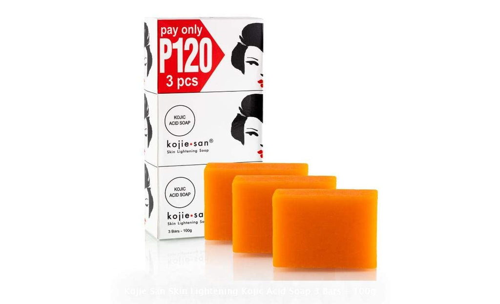 Kojic Acid Skin Lightening Soap Value Pack of 3 (3x65G)