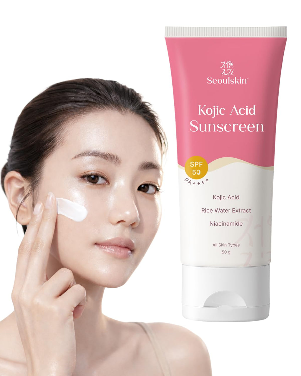 Kojic Acid Skin Lightening Sunblock Cream 100ML