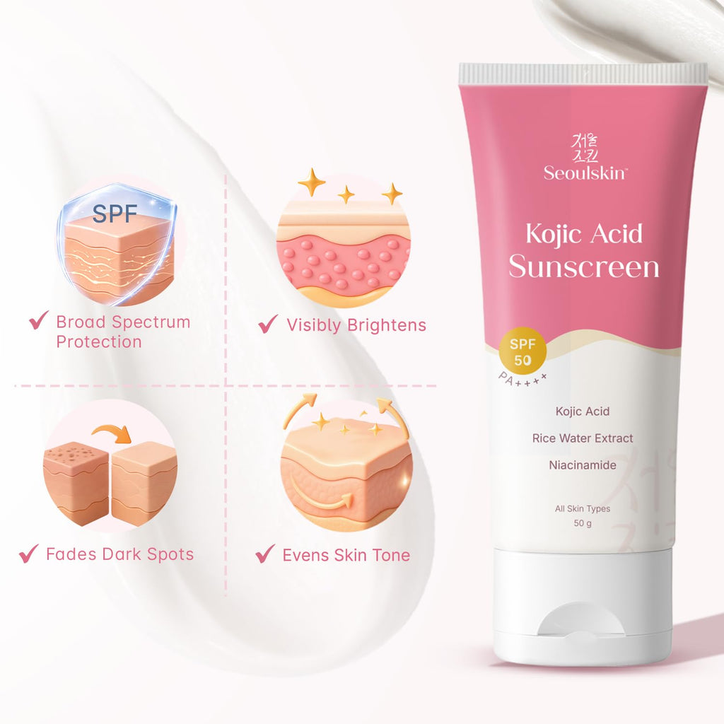 Kojic Acid Skin Lightening Sunblock Cream 100ML