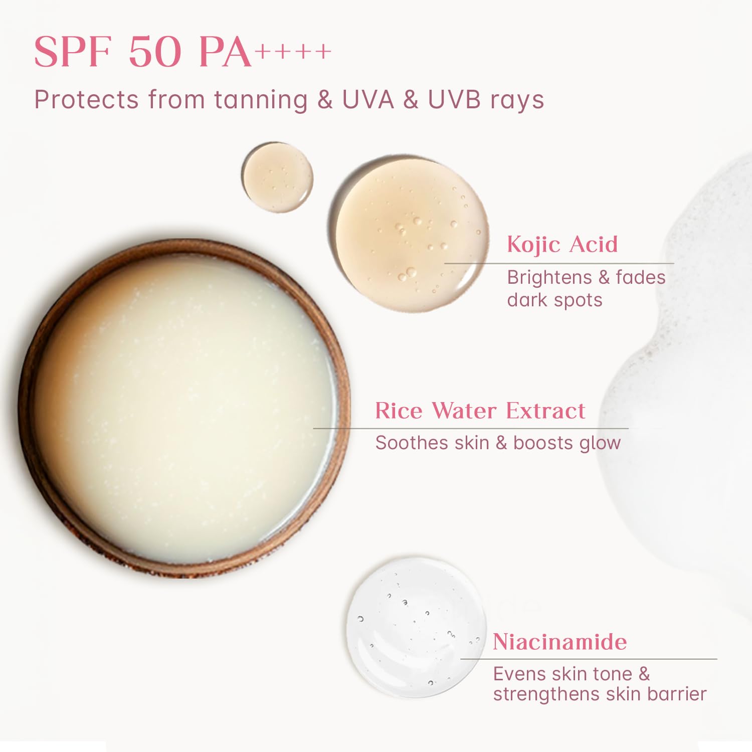 Kojic Acid Skin Lightening Sunblock Cream 100ML