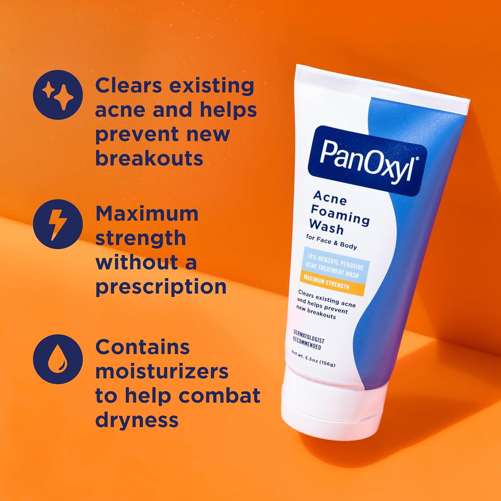 PanOxyl Acne Foaming Wash For Face And Body