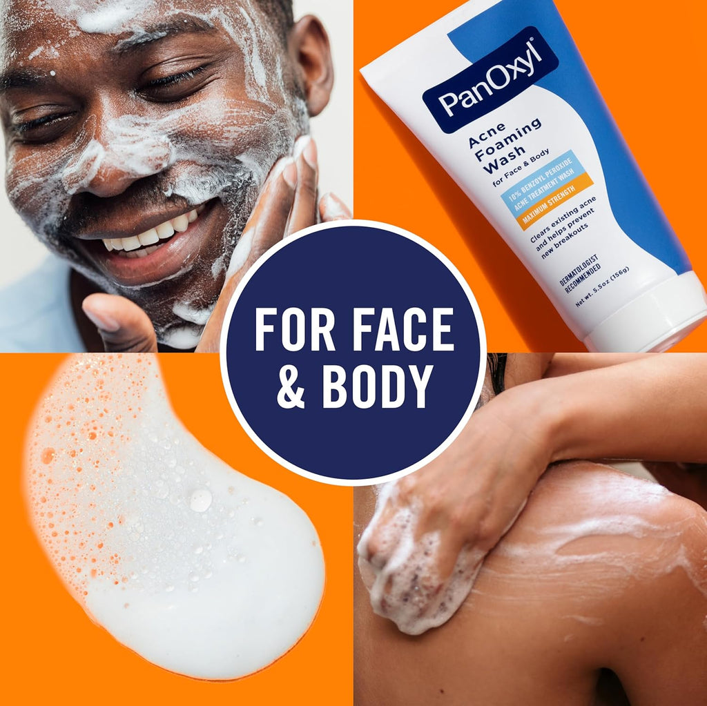 PanOxyl Acne Foaming Wash For Face And Body
