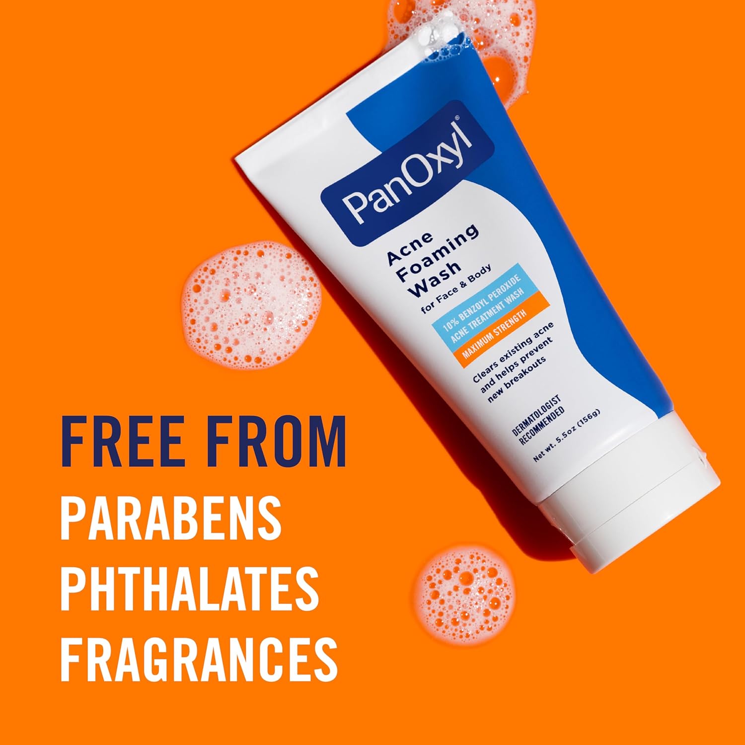 PanOxyl Acne Foaming Wash For Face And Body