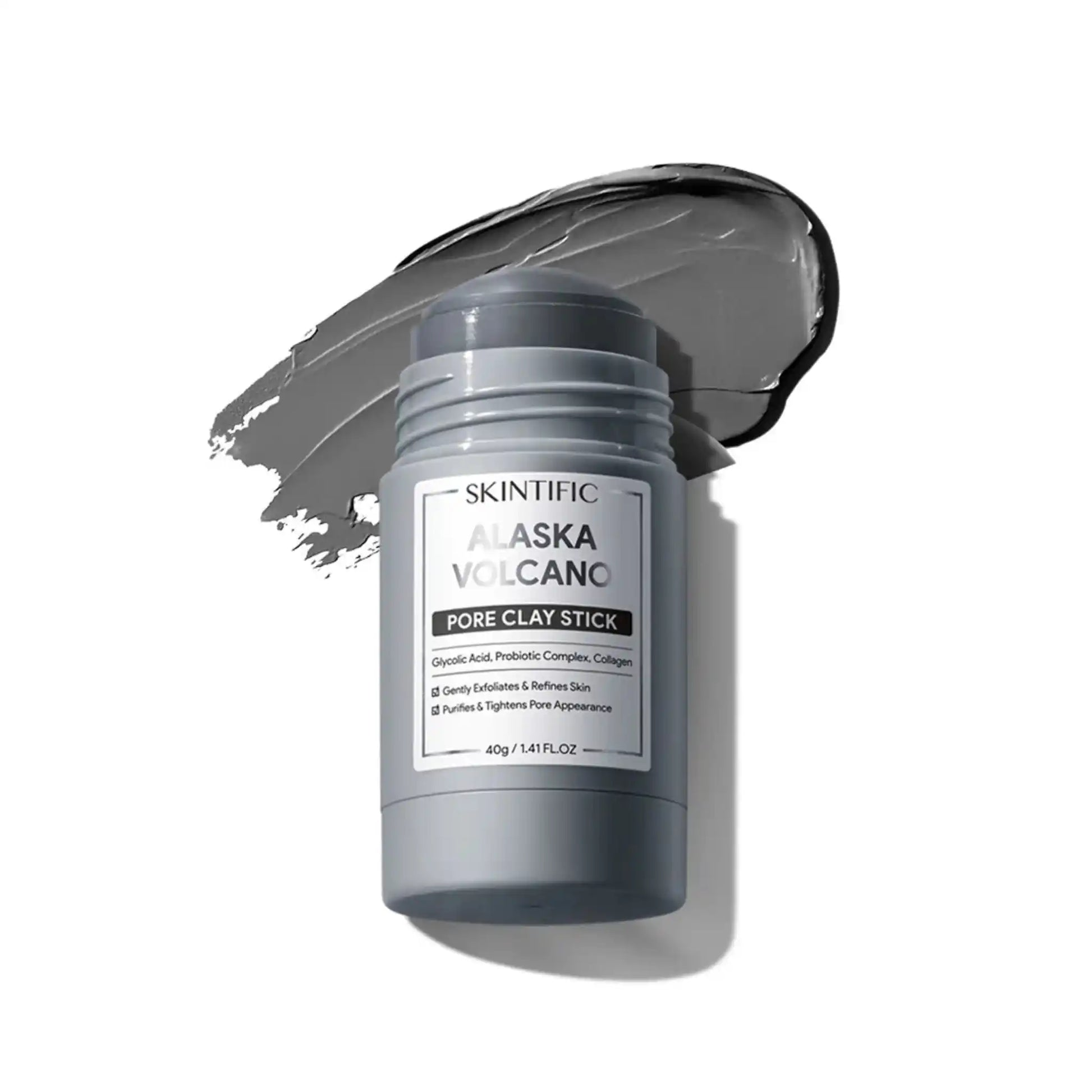 SKINTIFIC, Alaska Volcano Pore Clay Stick 40g (AASD)