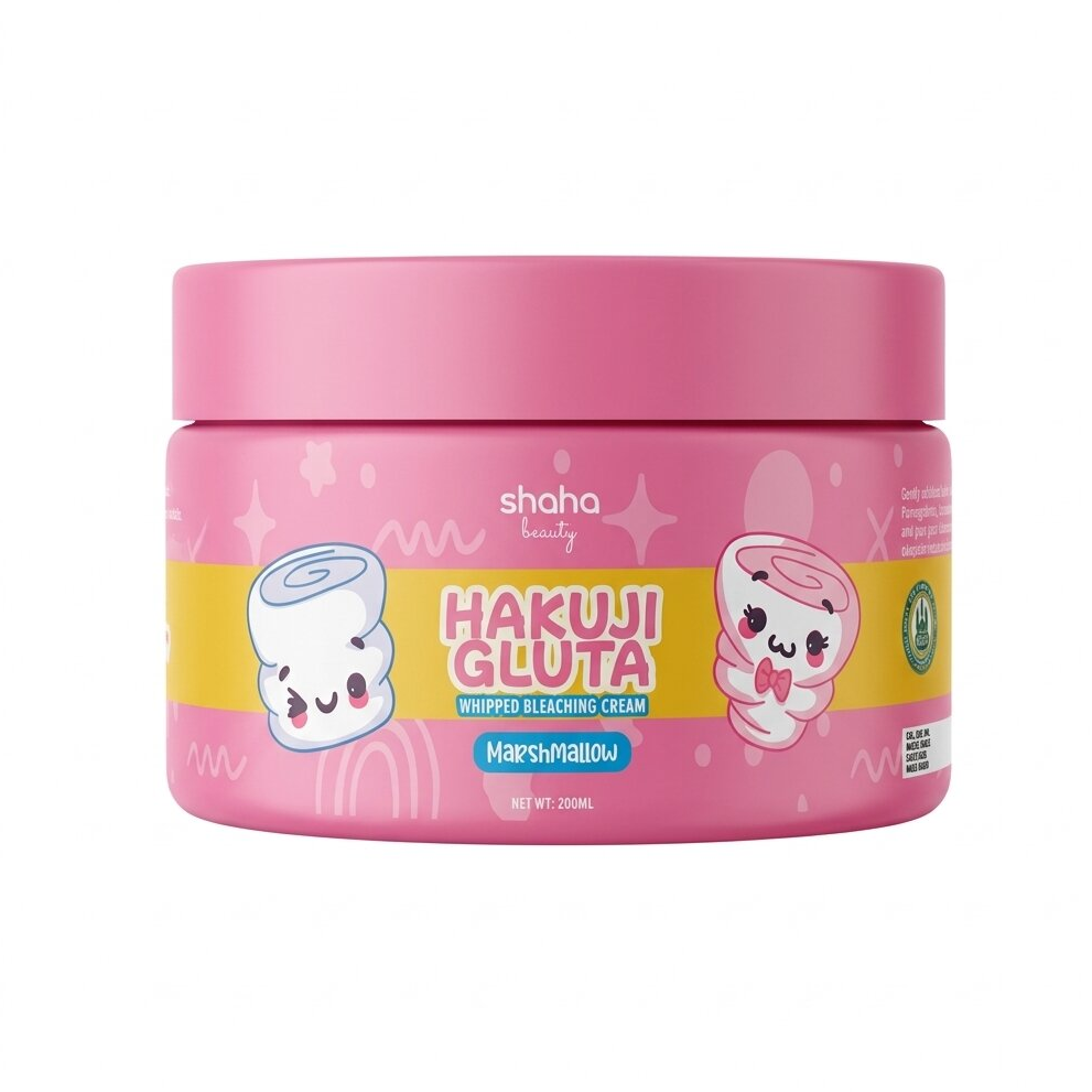 Shaha Beauty, Hakuji Gluta Marsmallow Whipped Bleaching Cream 200ml