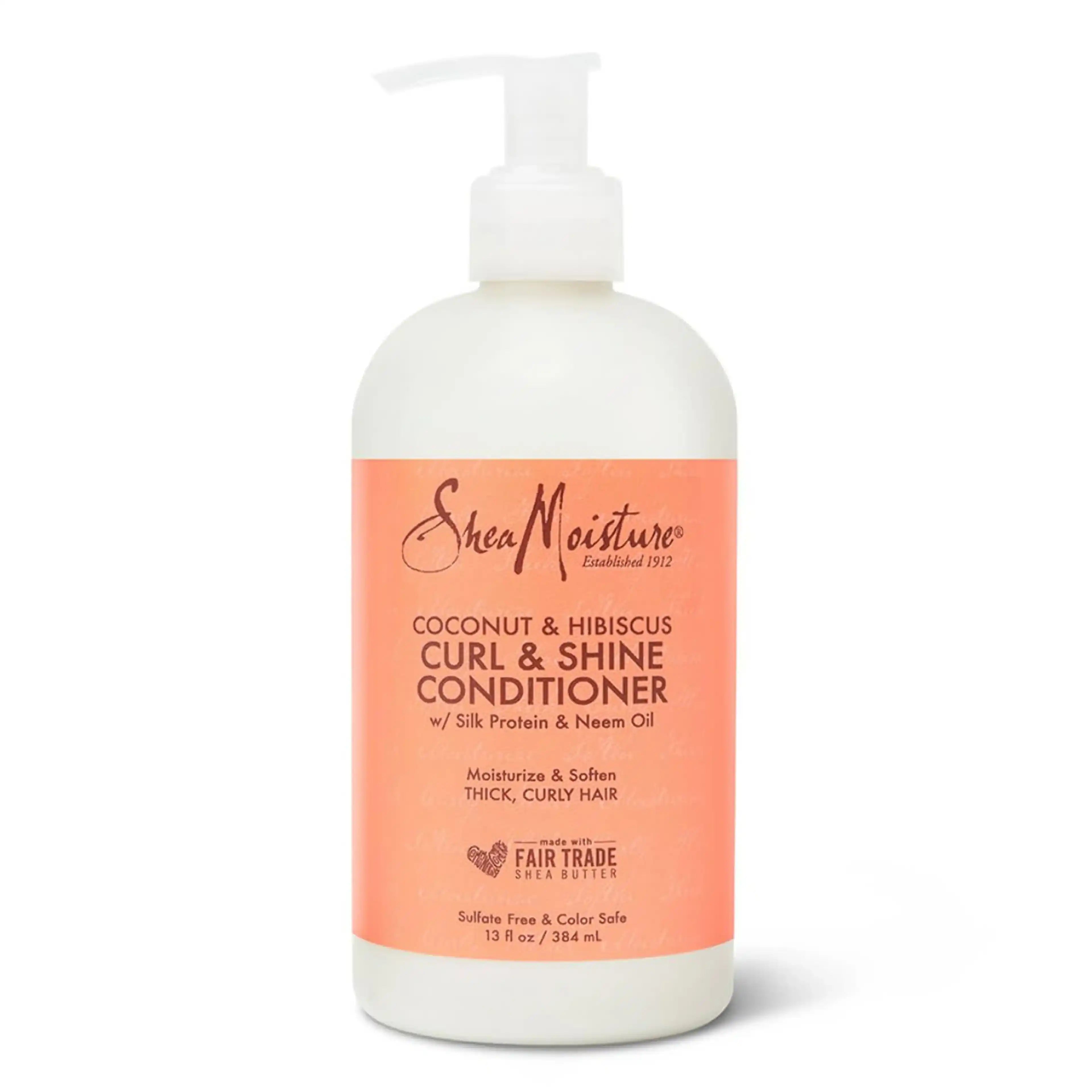 Shea Moisture, Coconut & Hibiscus Curl & Shine Conditioner 384ml