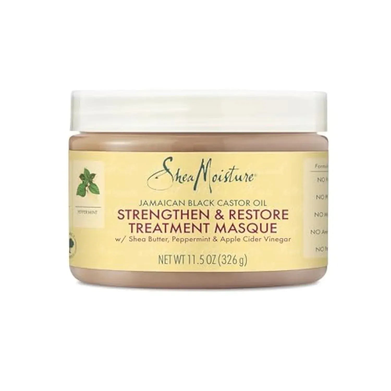 Shea Moisture, Jamaican Black Castor Oil Strengthen & Moisture Treatment Masque 326g