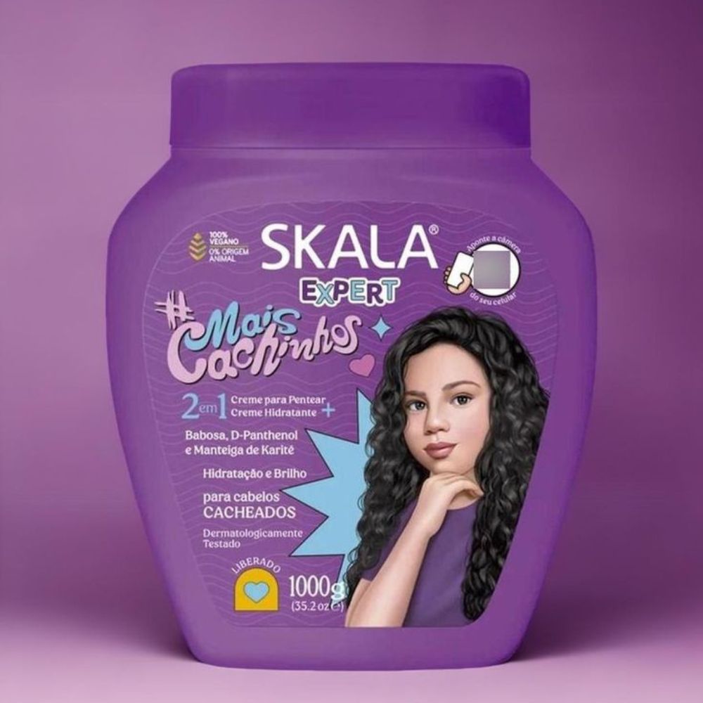 Skala Mais Cachinhos 2 In 1 Hair Cream 1000G