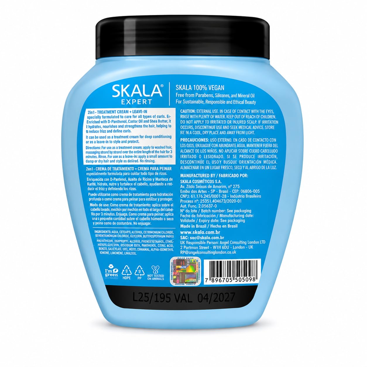 Skala Mais Cachos 2 In 1 Hair Cream