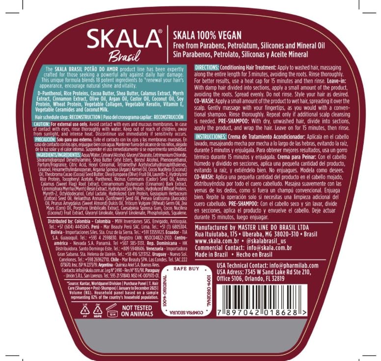 Skala Potao Do Amor 2 In 1 Hair Cream