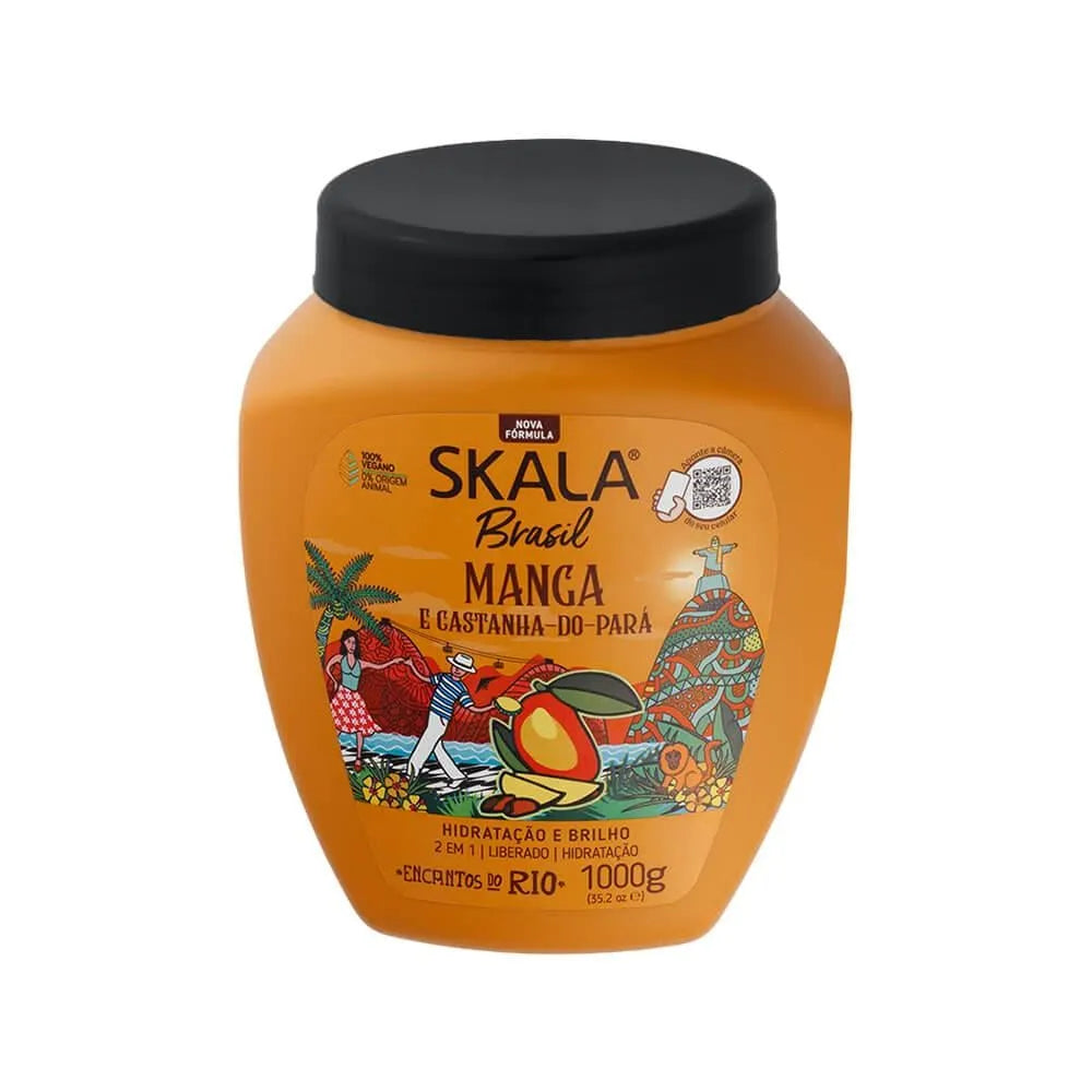 Skala Brasil, Manga&Brazil Nut Hydration And Shine 2in1 Treatment Cream +Styling Cream 1000g