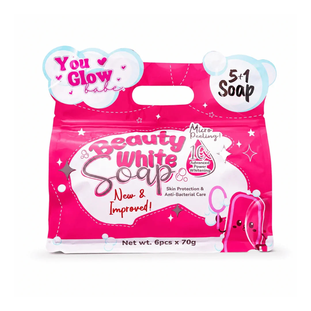 You Glow Babe, Beauty White Soap 6 Bars x 70g