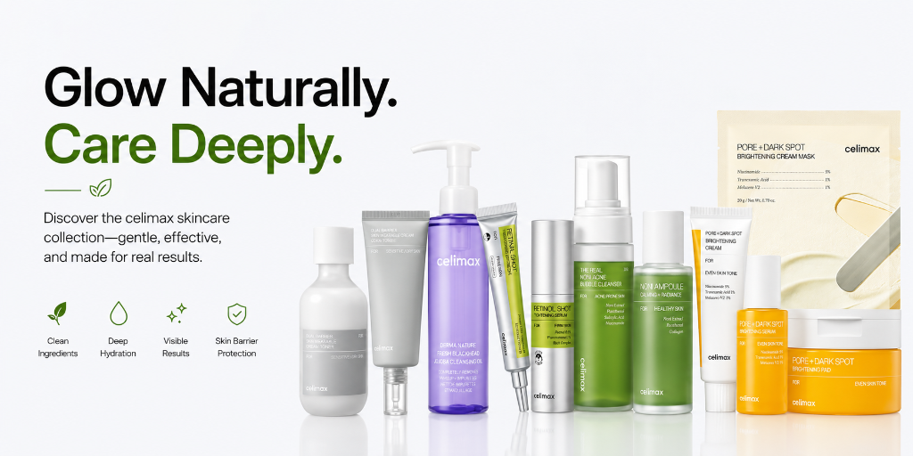 Celimax Skincare - Glow Naturally. Care Deeply.